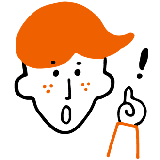 ひらめいた子のイラスト