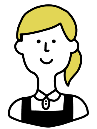 スタッフのイラスト